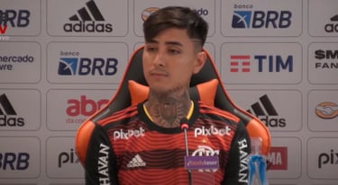 Erick Pulgar em sua apresentação oficial há 3 anos.