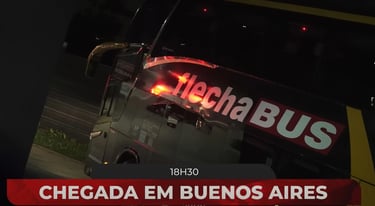 Chegada do time do Flamengo em Buenos Aires, em 24/09/2025.
