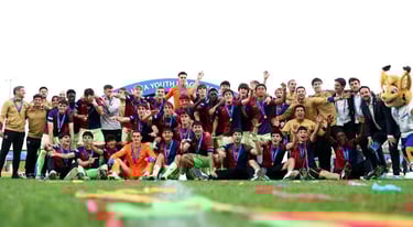 Barcelona, campeão da UEFA Youth League, não tem time "sub-20".