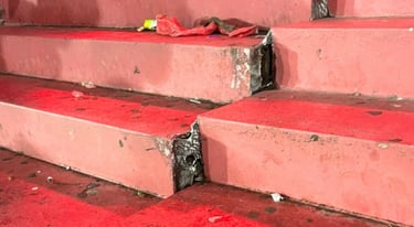 Accidente en estadio lesion por infraestructura 