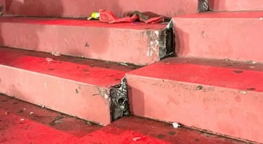 Accidente en estadio lesion por infraestructura 