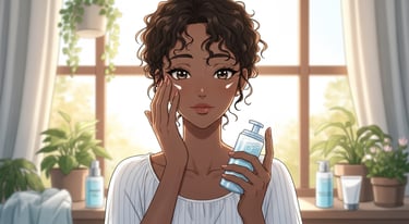 mulher colocando hidratante