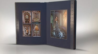 Henrickphoto presentation de livre album photo avec page de vernis digital