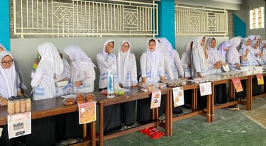 Bazaar Kuliner SMP Excellent 1 Kota Tangerang