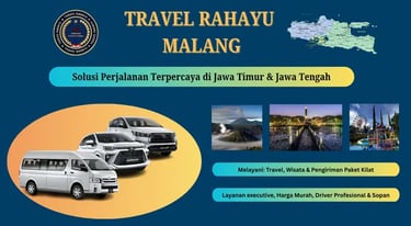 Banner Travel Rahayu Malang melayani Travel, Wisata juga Kirim Paket,di Jawa Timur dan Jawa Tengah