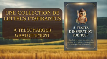 livre de textes sur paysage campagne