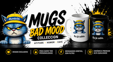 Canecas de Ceramica Premium Bad Mood Colleccion 