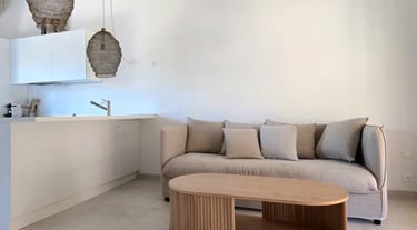 Piscine privée dans un appartement à Ramatuelle accompagné par Sienna Conciergerie