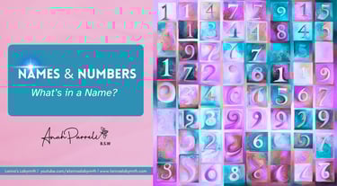 Numerology. Names and Numbers