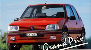 Brochure Peugeot 205 GTI Grand Prix