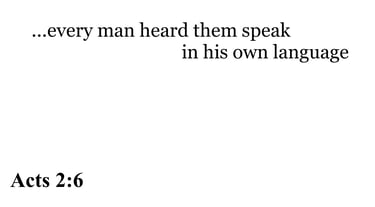 Acts 2:6 You should see