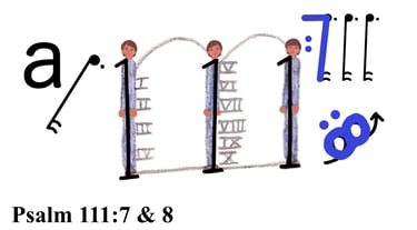 Psalm 111 7 & 8 Say 1st words