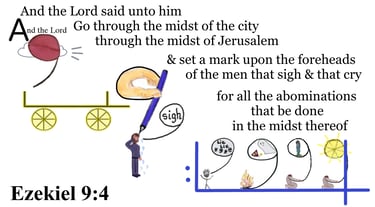 Ezekiel 9:4 Say 3 times