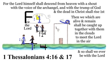 1 Thessalonians 4:16 & 17 Say 3 times