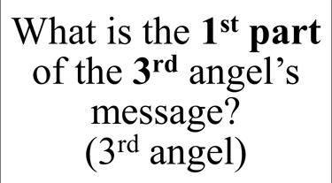 Revelation 14:9 Say question
