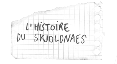 Morceau du journal de bord du du vieux gréement "le Skjoldnaes"
