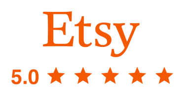 Etsy 5 star rating graphic
