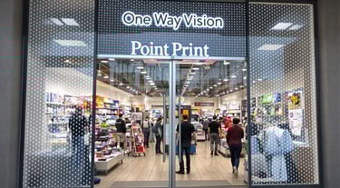 perforované fólie one-way vision