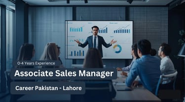 Career Pakistan Associate Sales Manager Job Career-Pakistan Lahore