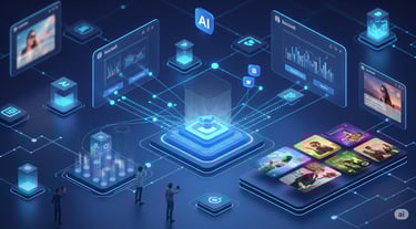 Predis Ai generated ads for different platforms