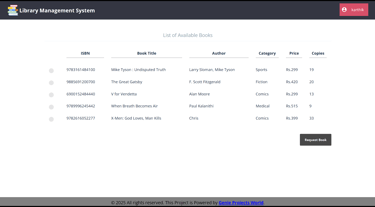 online-library-management-system-member-request-book-page