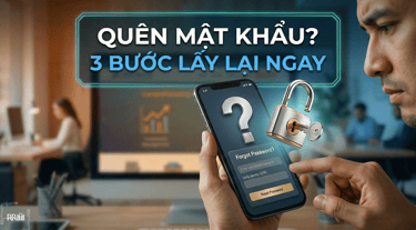 Quên Mật Khẩu? - 3 Bước Lấy Lại Ngay