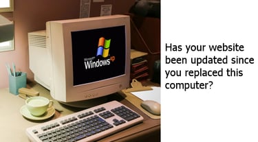 Outdated websites need upgrading