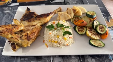 gallina asada