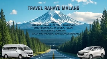 Layanan Travel Rahayu Malang dengan mobil Hiace dan Innova