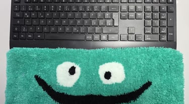 Eine Handballenauflage ist angenehm für die Hand