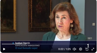 Dra. Nerín, Presidenta de SALT, Día Mundial Sin Tabaco 2026