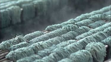 Dyeing of yarns in different colours