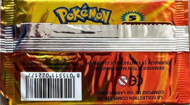 Booster Lamincards pokémon série 3 Back