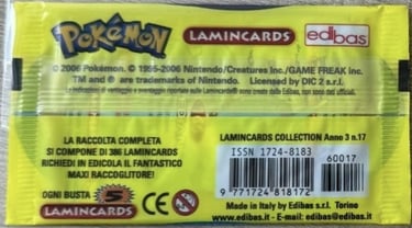 booster jaune lamincards spécial édition 2006 back