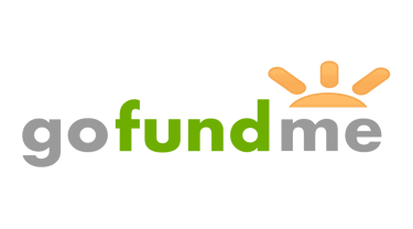 a logo for gofundme