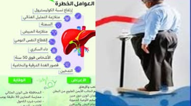 حالات مرض الكبد الدهني عوامل الخطر