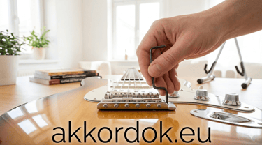 Gitárzservíz - húrnyomás beállítása