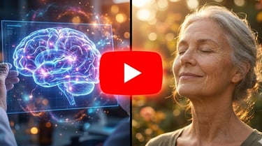 a woman with a brain scan - scans and a brain scans