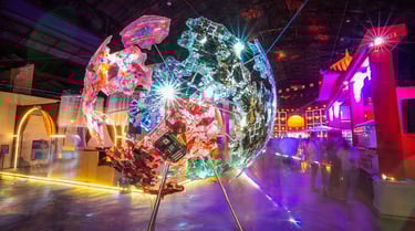 Shockwave Event Company Kuala Lumpur centrepieces art deco