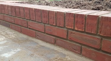 Small Brick Retaining Wall
