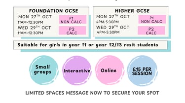 GCSE maths mock preparation tuition