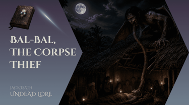 Bal-Bal, The Corpse Thief of Filipino Folklore