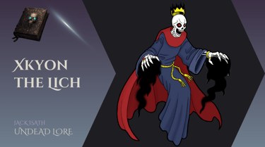 Xykon the Lich from The Order of the Stick