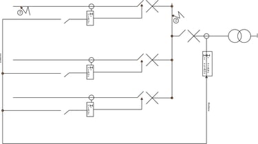 bara  için ters  kilitlemeli basbar koruma