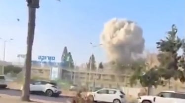 Alleged Sejjil missile hits Soroka Hospital Center in Beersheda during 12 Days War