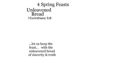 1 Corinthians 5:8 You should see