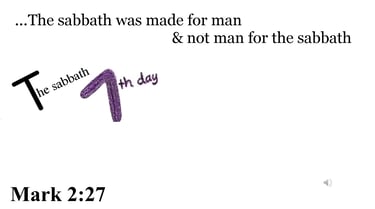 Mark 2:27 Say it slow
