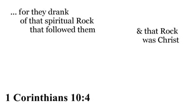 1 Corinthians 10:4 You should see