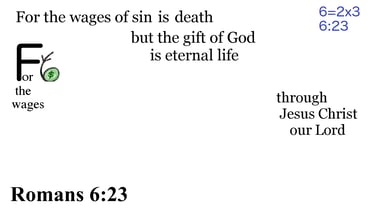 Romans 6:23 Say it slow