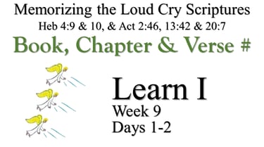Learn I (Days 1-2)